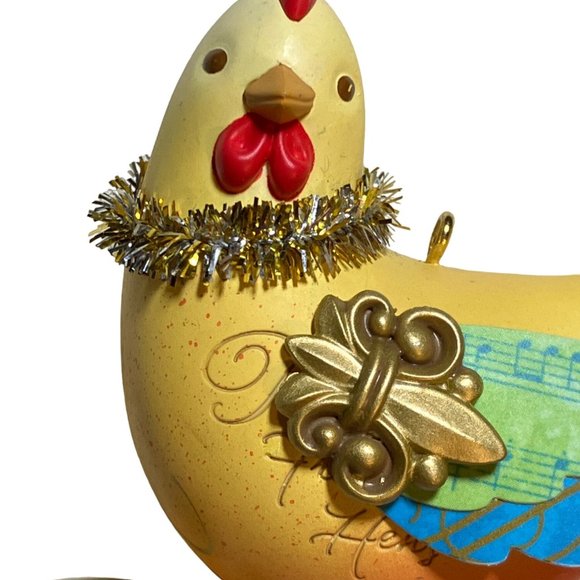 Three French Hens #3 in The Series 2013 Hallmark Ornament - Picture 11 of 11